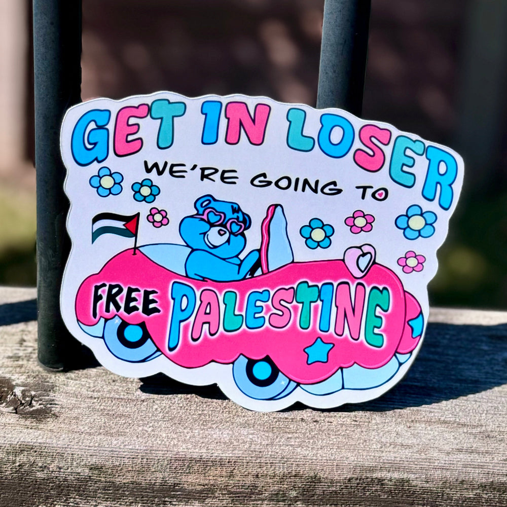 Get In Loser – Free Palestine – Sticker