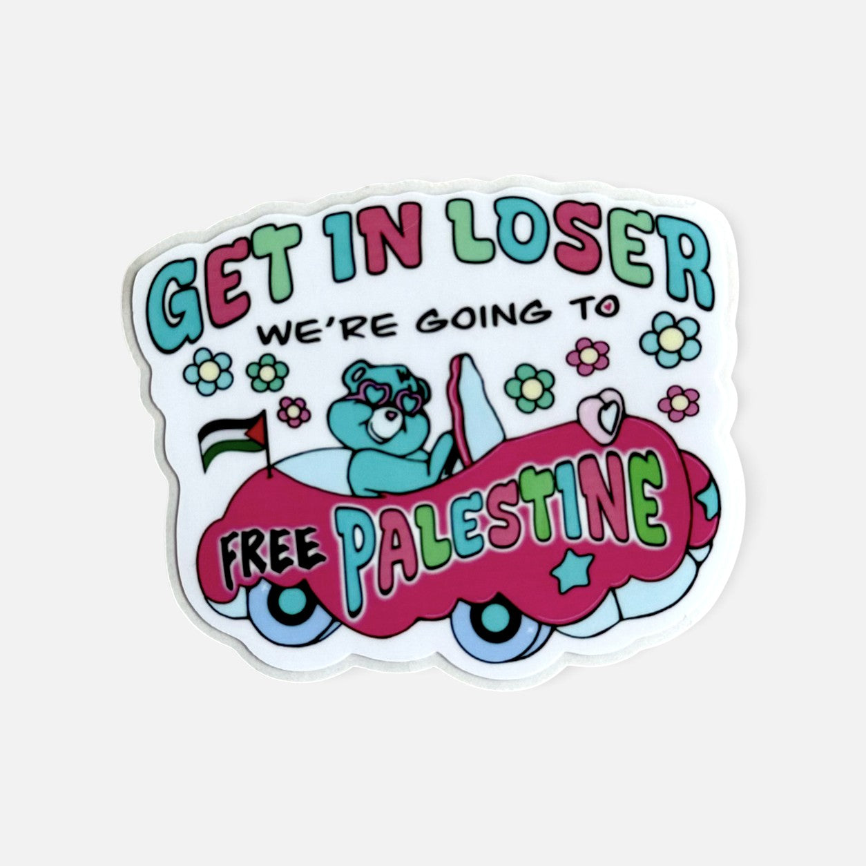 Get In Loser – Free Palestine – Sticker
