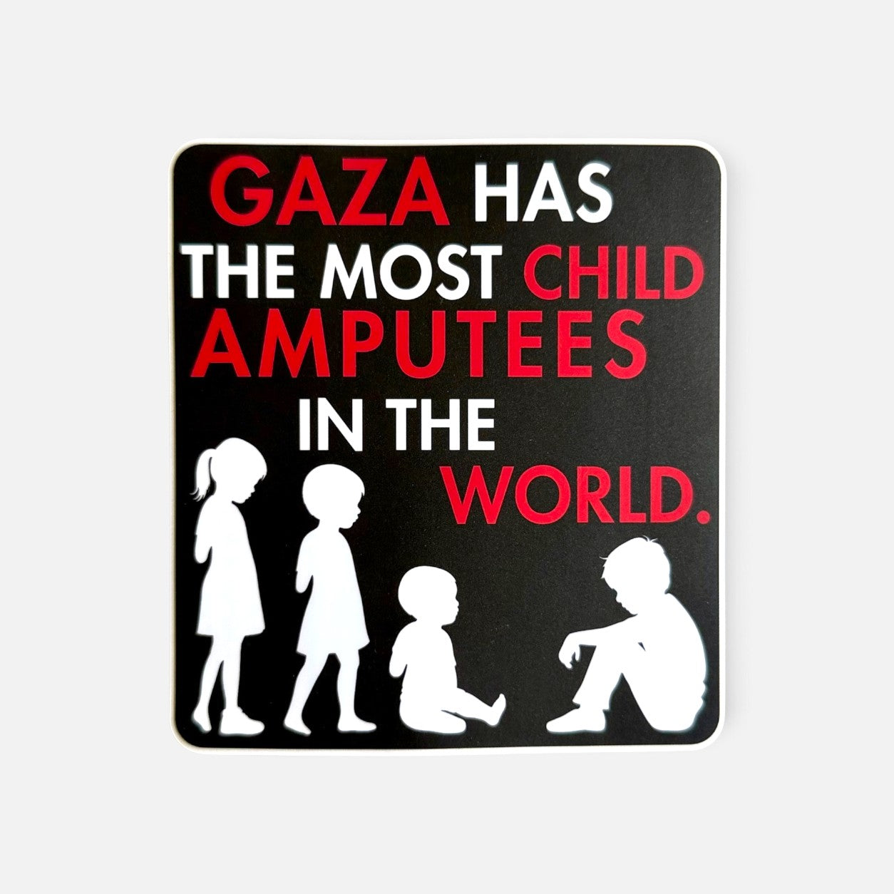 Gaza's Amputees – Sticker