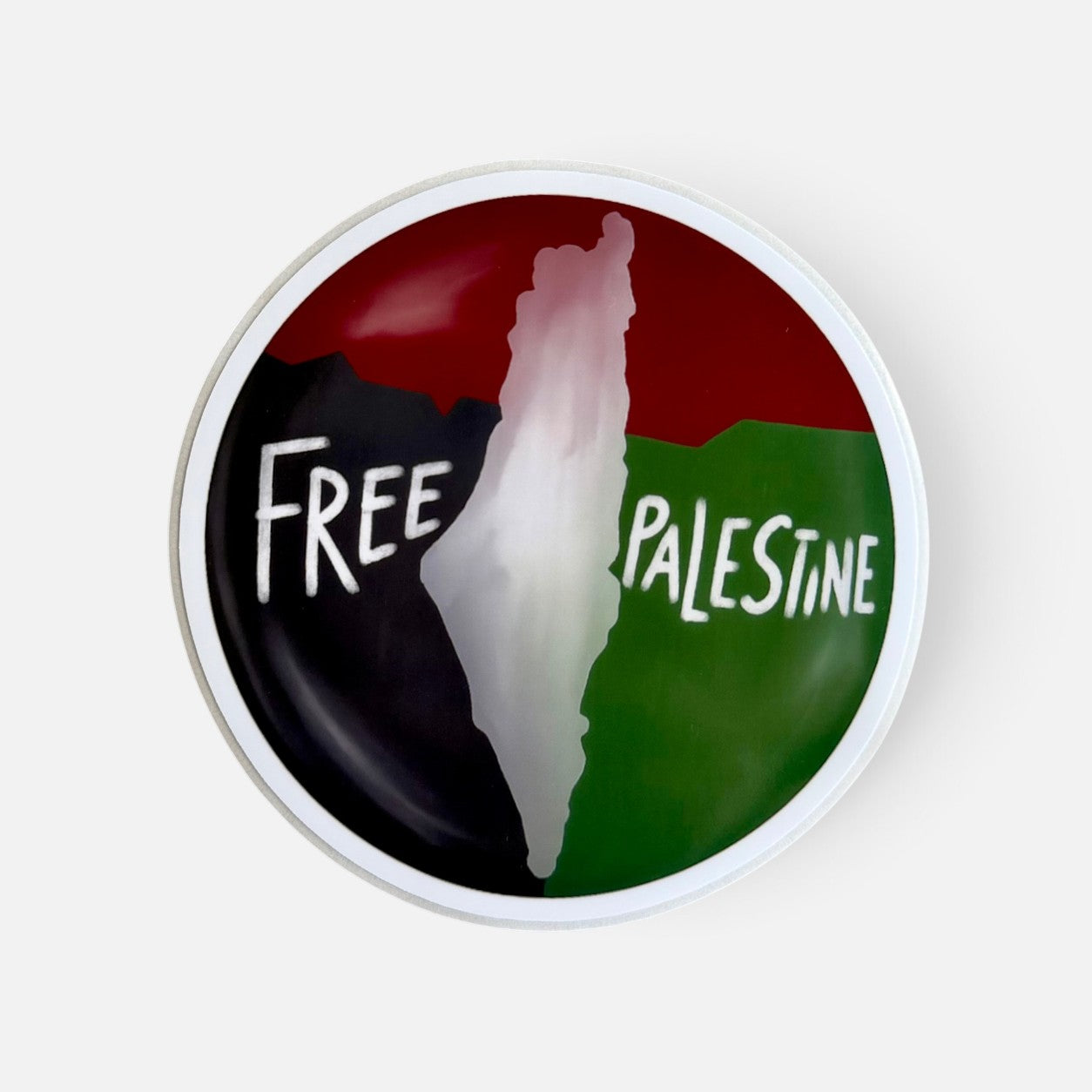 Free Palestine Map – Sticker
