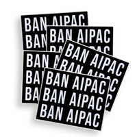 BAN AIPAC – Sticker Pack