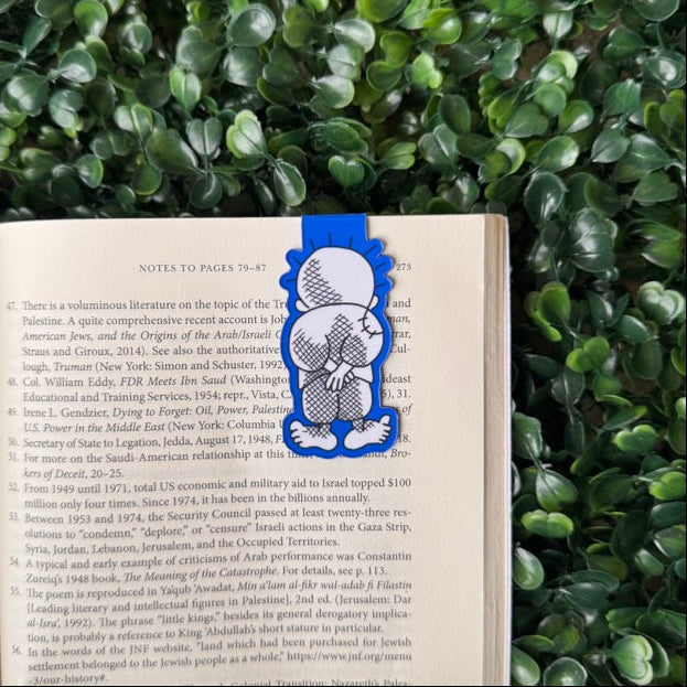 handala blue magnetic bookmark