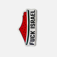Silenced Roots Watermelon Resistance map sticker featuring a red, green, and black design with bold text.