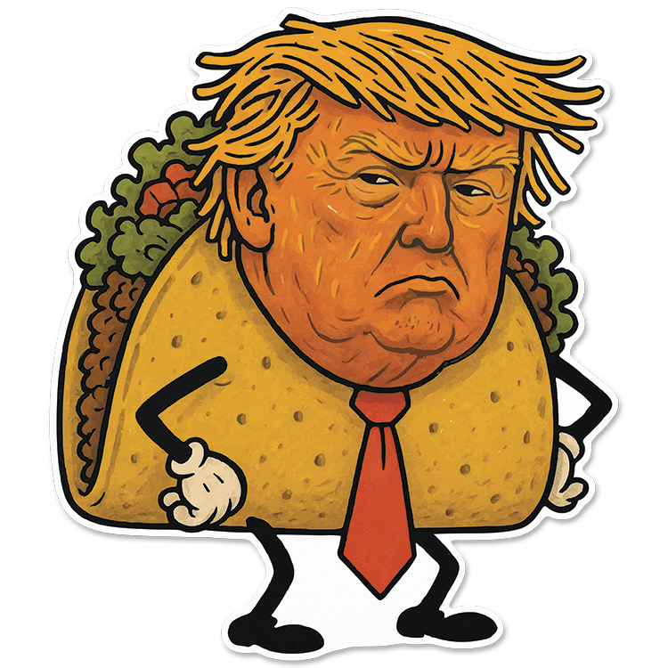 Trump Taco - Vinyl Sticker